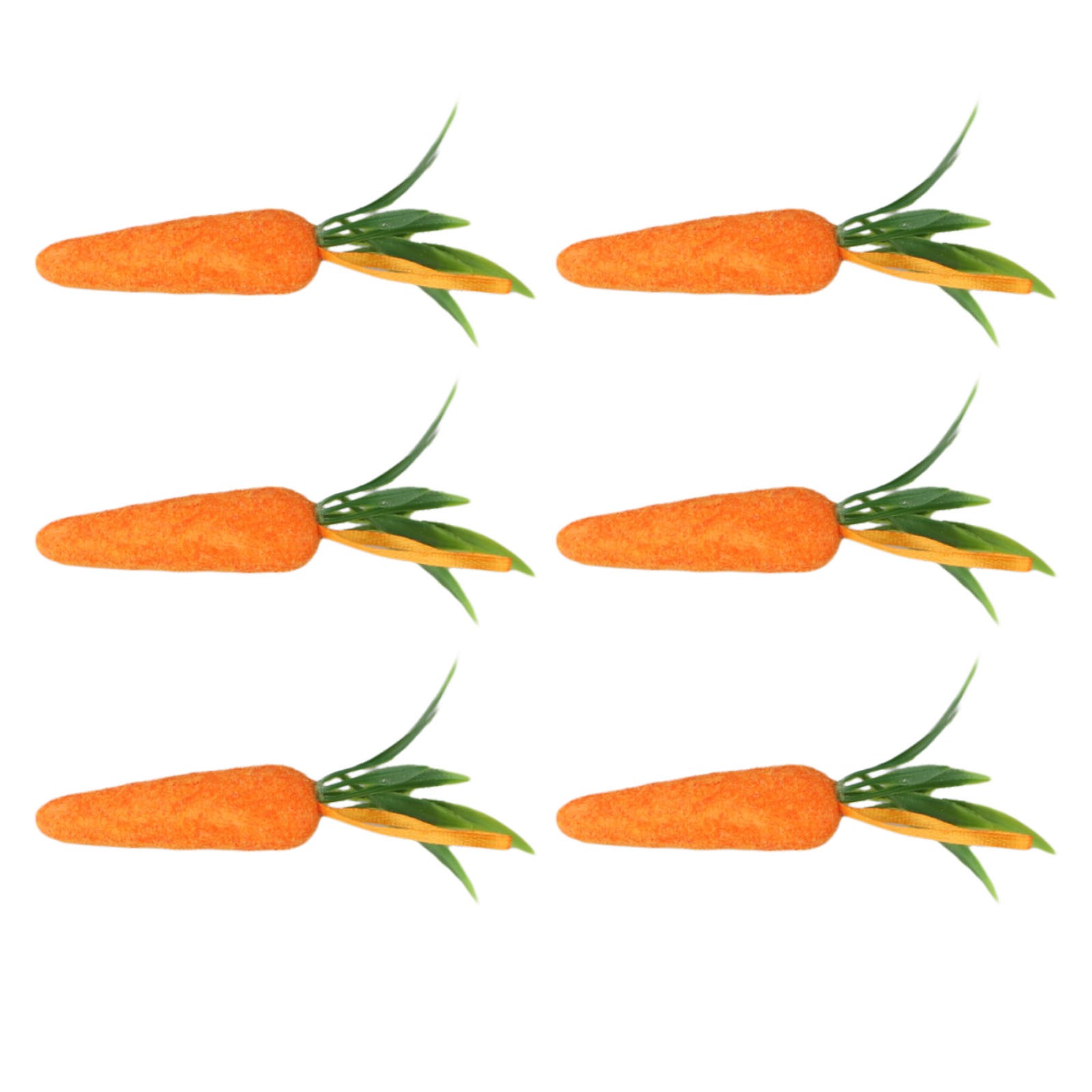 Artificial Carrot Orange Vegetables Faux Carrots for Home Decor Pack of 2 - Picture 42 of 48