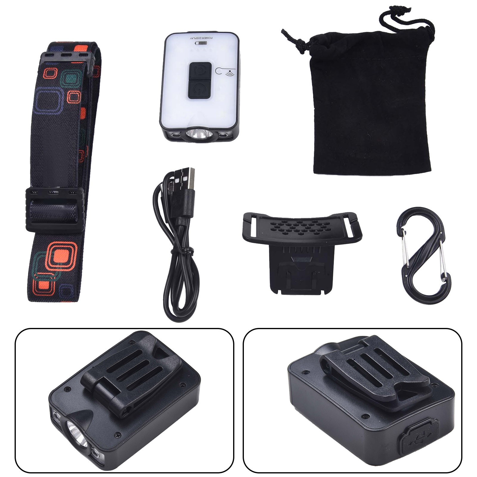 Faro Recargable LED CAP Light Carrera Nocturna Para Montañismo - Imagen 19 de 33