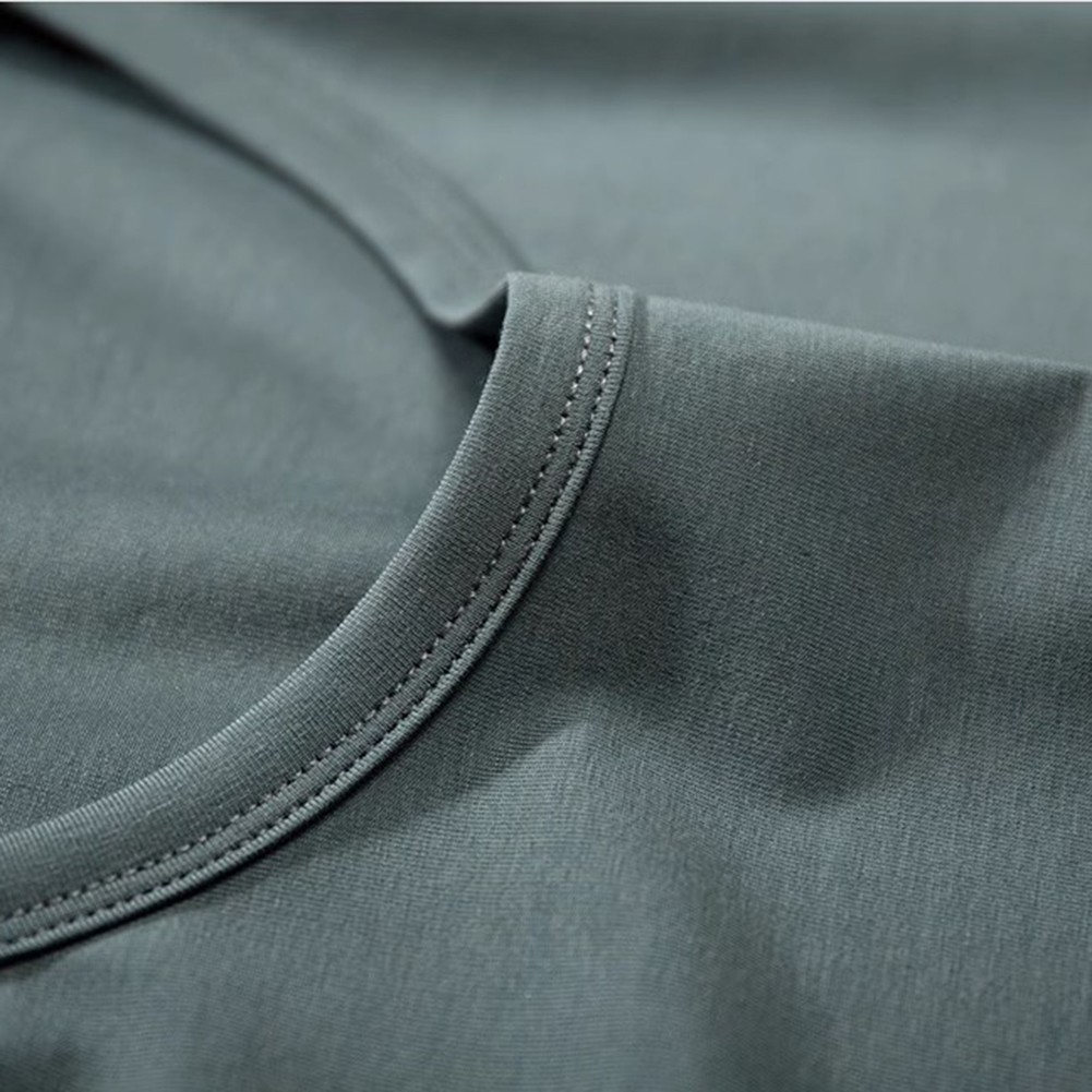 Camiseta Hombre Alta Distancia Hombre Regular Vacaciones Monocolor Cómoda Caliente - Imagen 16 de 40