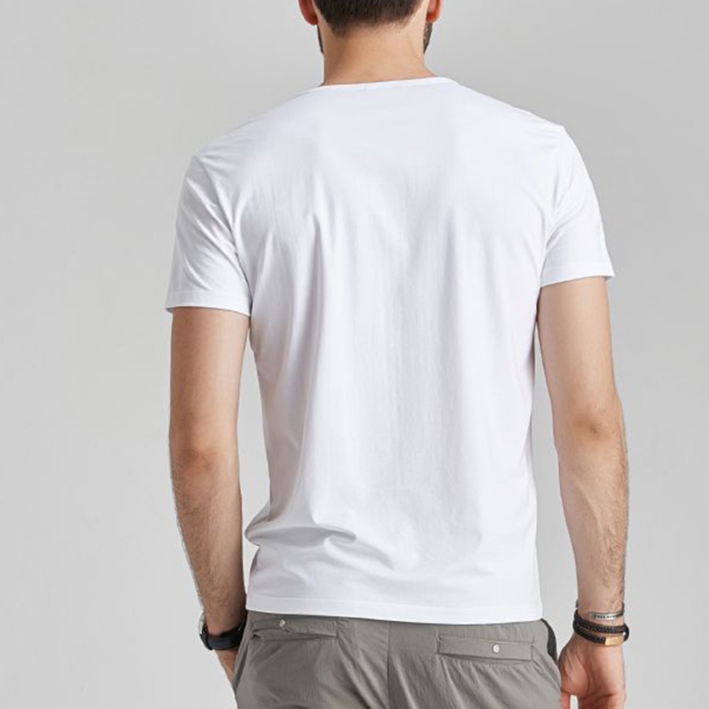 Camiseta Hombre Alta Distancia Hombre Regular Vacaciones Monocolor Cómoda Caliente - Imagen 27 de 40
