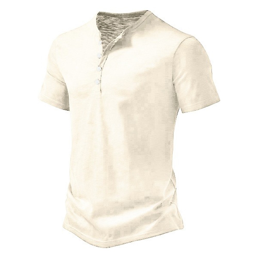 Herren -T -Shirt Regulär Täglich V Hals Leichte Dehnung Männlich Bequem Mode - Bild 19 von 52