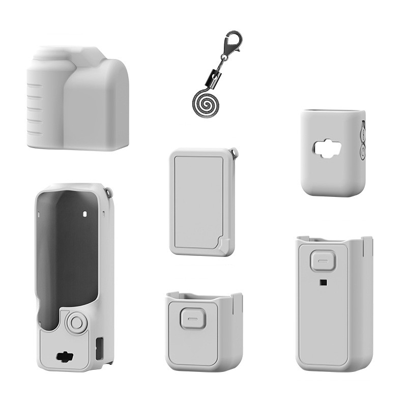 Pour DJI pour Osmo Pocket 3 housse en silicone prévenant liquidation les rayures et la pous