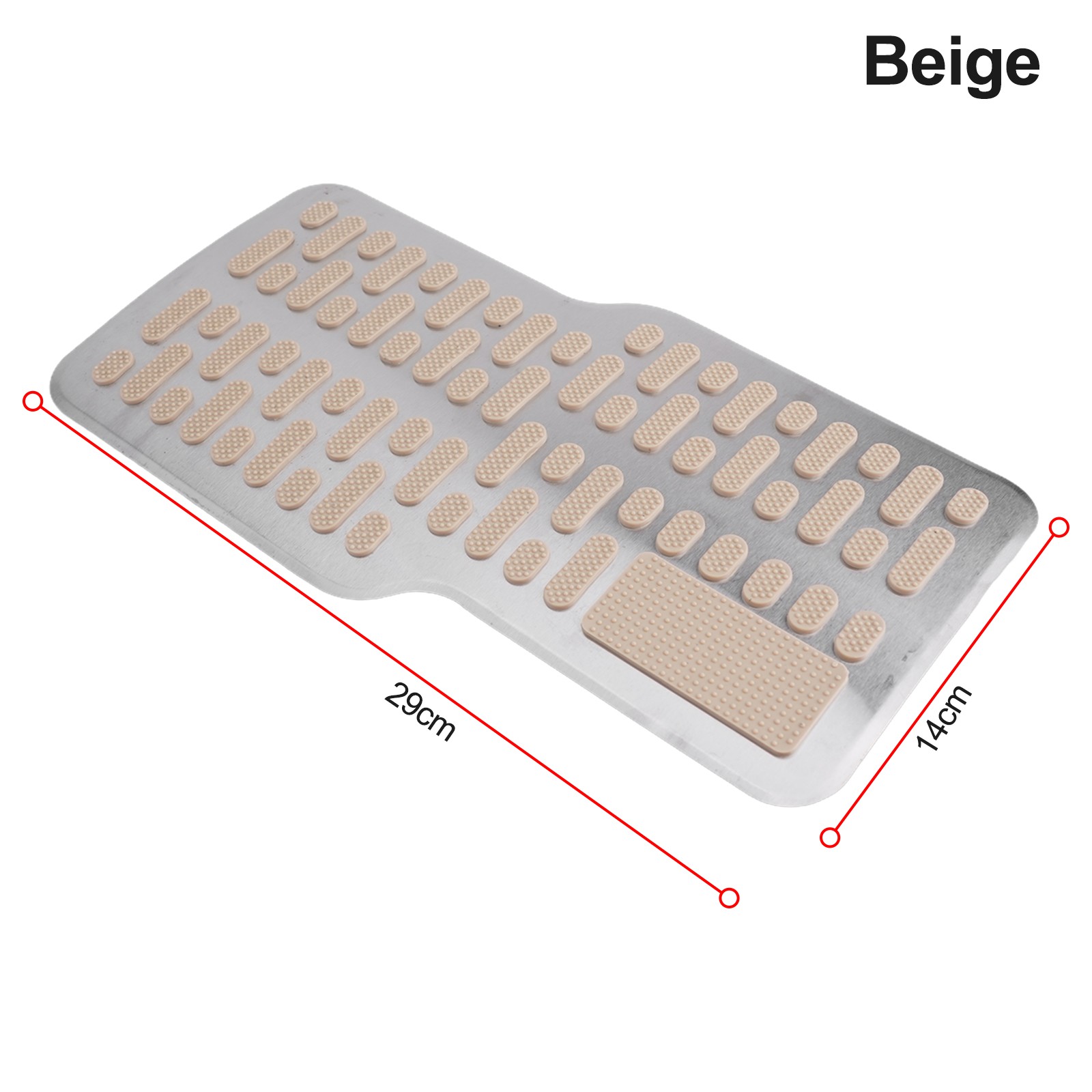 25) Upgrade Your Car's Footing with Non Slip Stainless Steel Pedal Mat