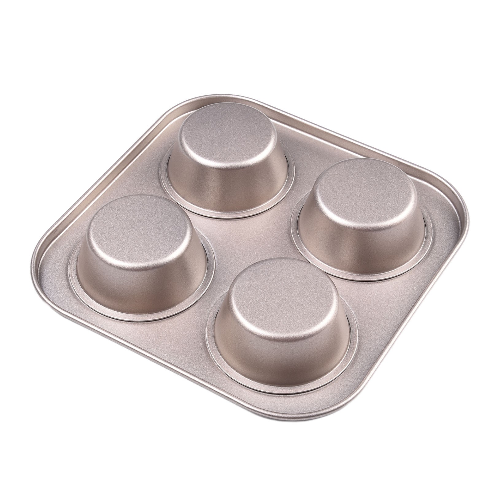 Formato perfetto per cottura stampo per cupcake in silicone 4 tazze antiaderente stampi per torte - Foto 31 di 36