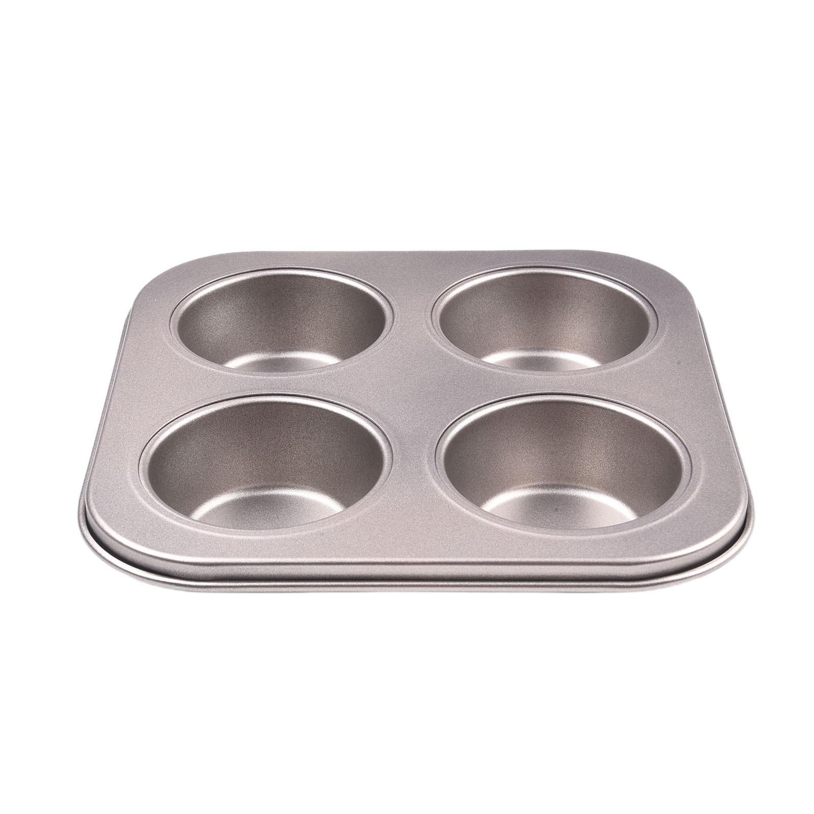 Formato perfetto per cottura stampo per cupcake in silicone 4 tazze antiaderente stampi per torte - Foto 30 di 36