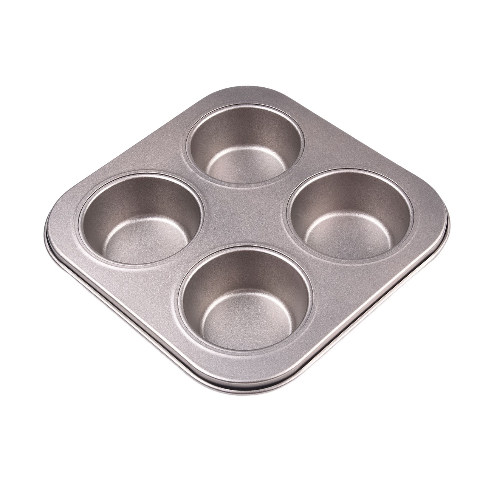 Formato perfetto per cottura stampo per cupcake in silicone 4 tazze antiaderente stampi per torte - Foto 33 di 36