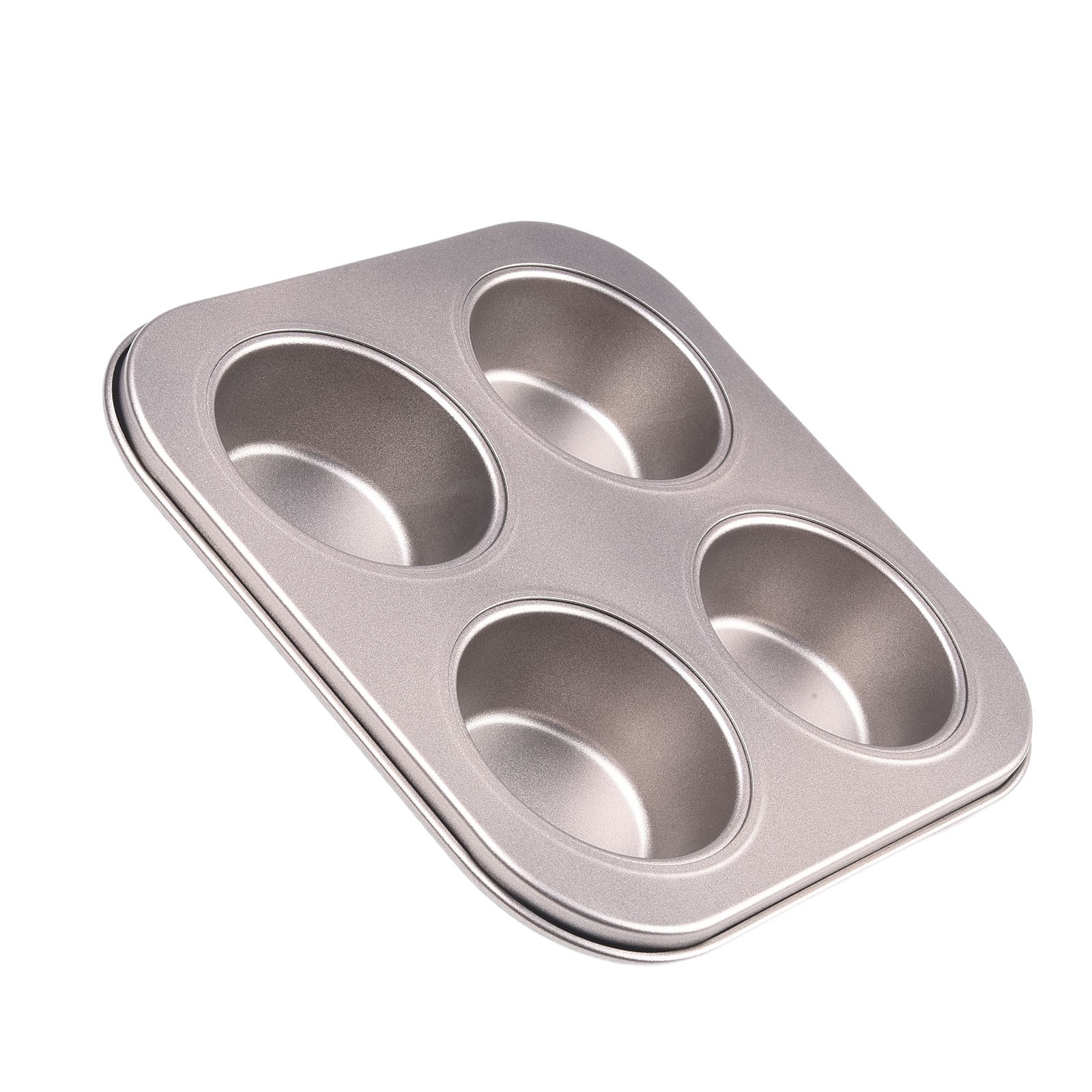 Formato perfetto per cottura stampo per cupcake in silicone 4 tazze antiaderente stampi per torte - Foto 28 di 36