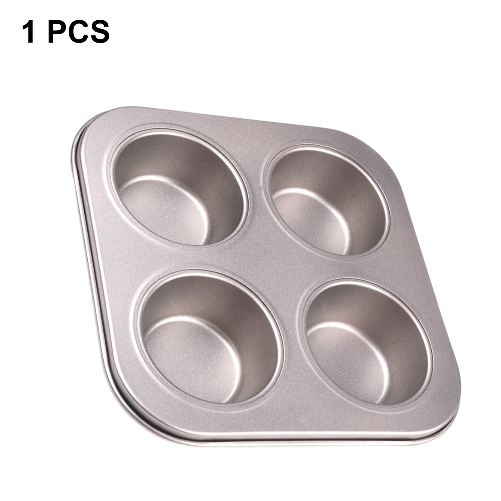 Formato perfetto per cottura stampo per cupcake in silicone 4 tazze antiaderente stampi per torte - Foto 27 di 36