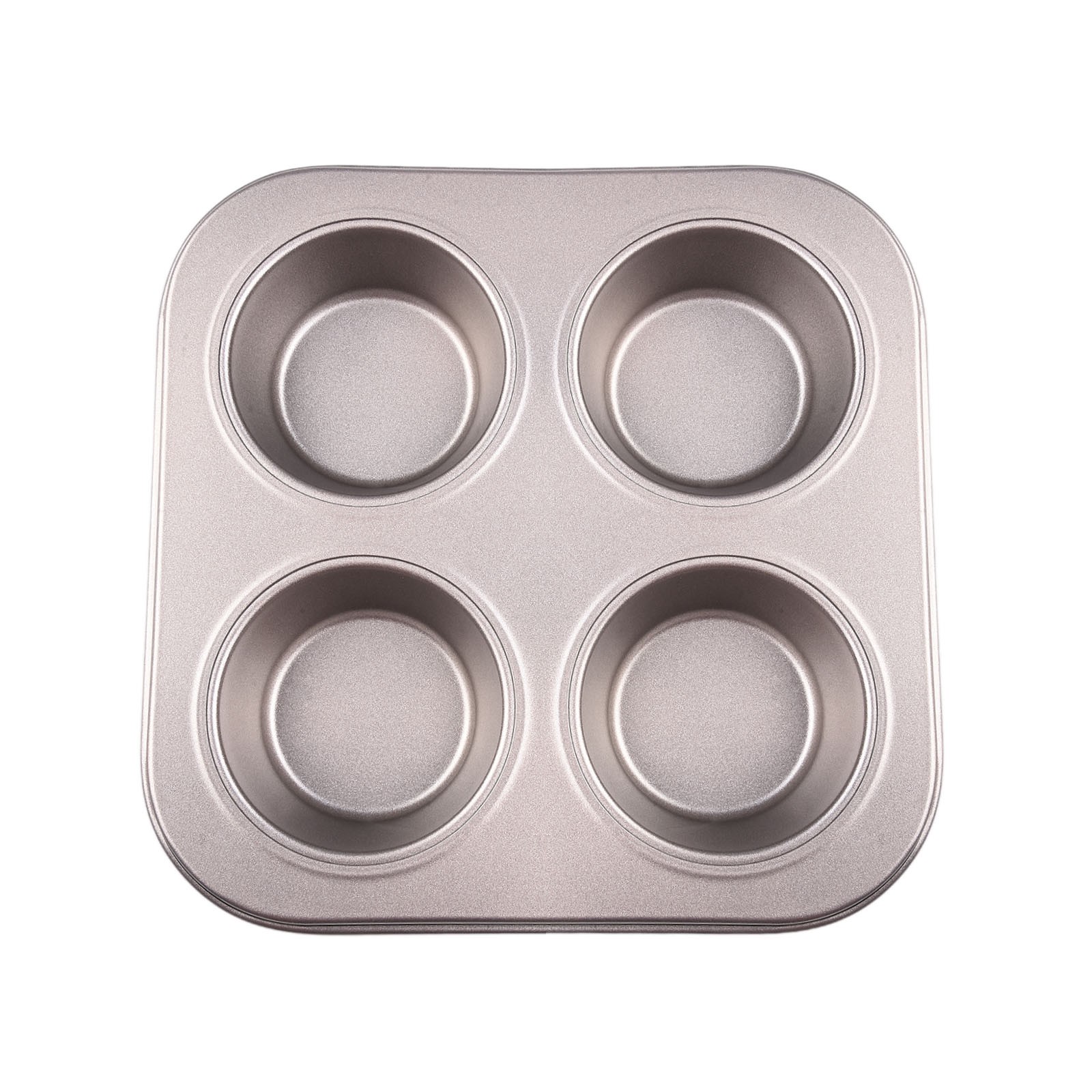 Formato perfetto per cottura stampo per cupcake in silicone 4 tazze antiaderente stampi per torte - Foto 32 di 36