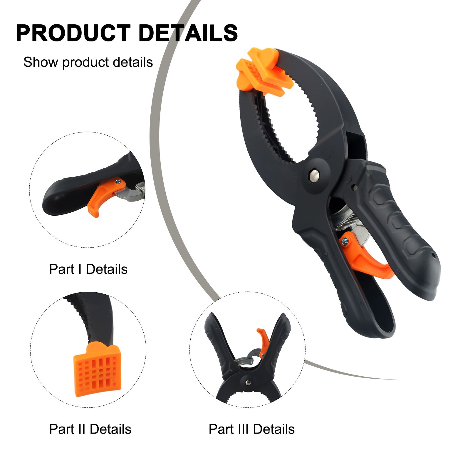 Premium Ratcheting Clamp with 68 Jaw Opening for Clamping Wood Boards - Picture 36 of 39