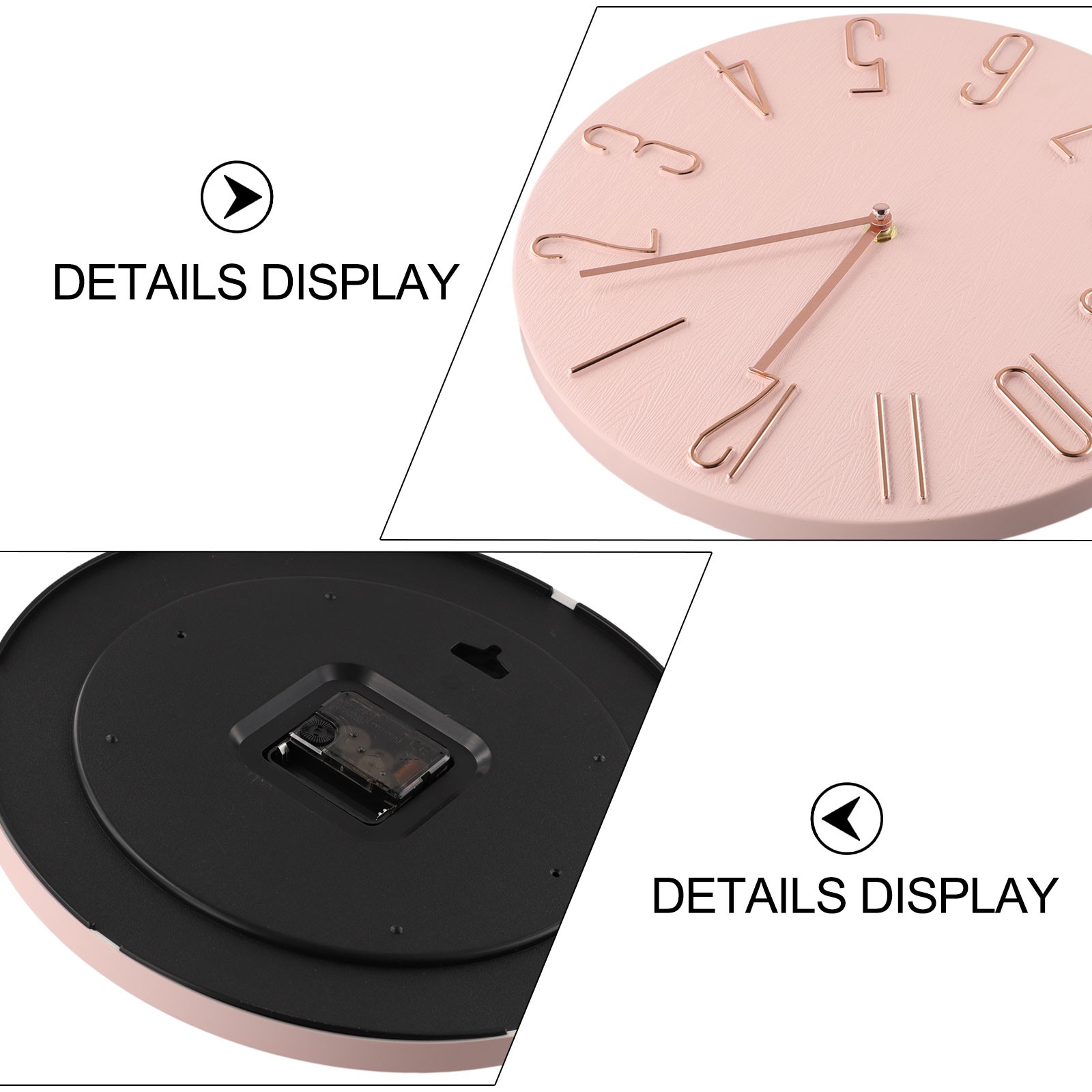Decorative Minimalist Wall Clock with 12 Inch Dial and Easy to Read Numbers - Picture 27 of 44