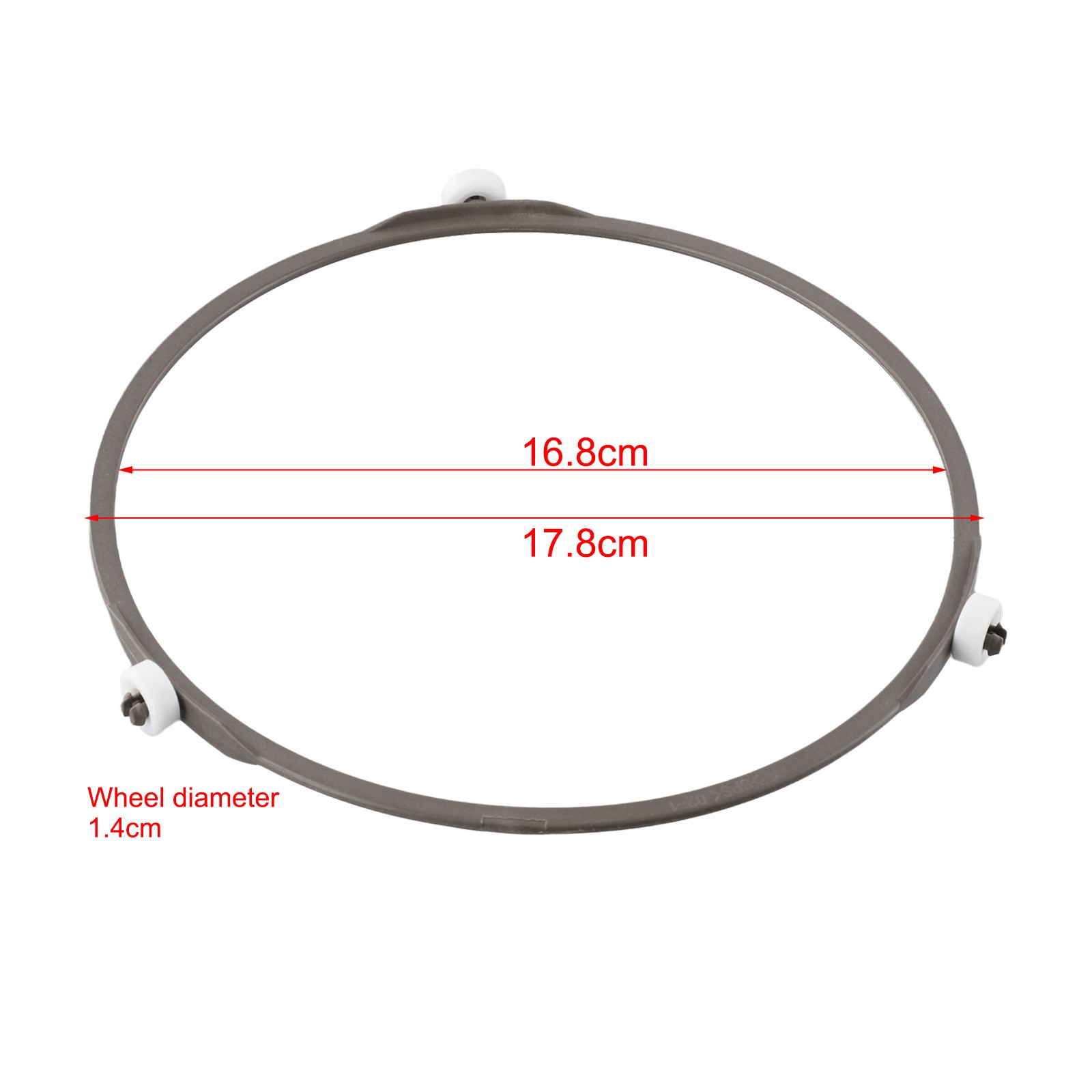 Mikrowellen Drehteller-Ring Ersatz – 6,9 Cm Innendurchmesser, 3 Rollen, Aus Robustem PPS-Kunststoff
