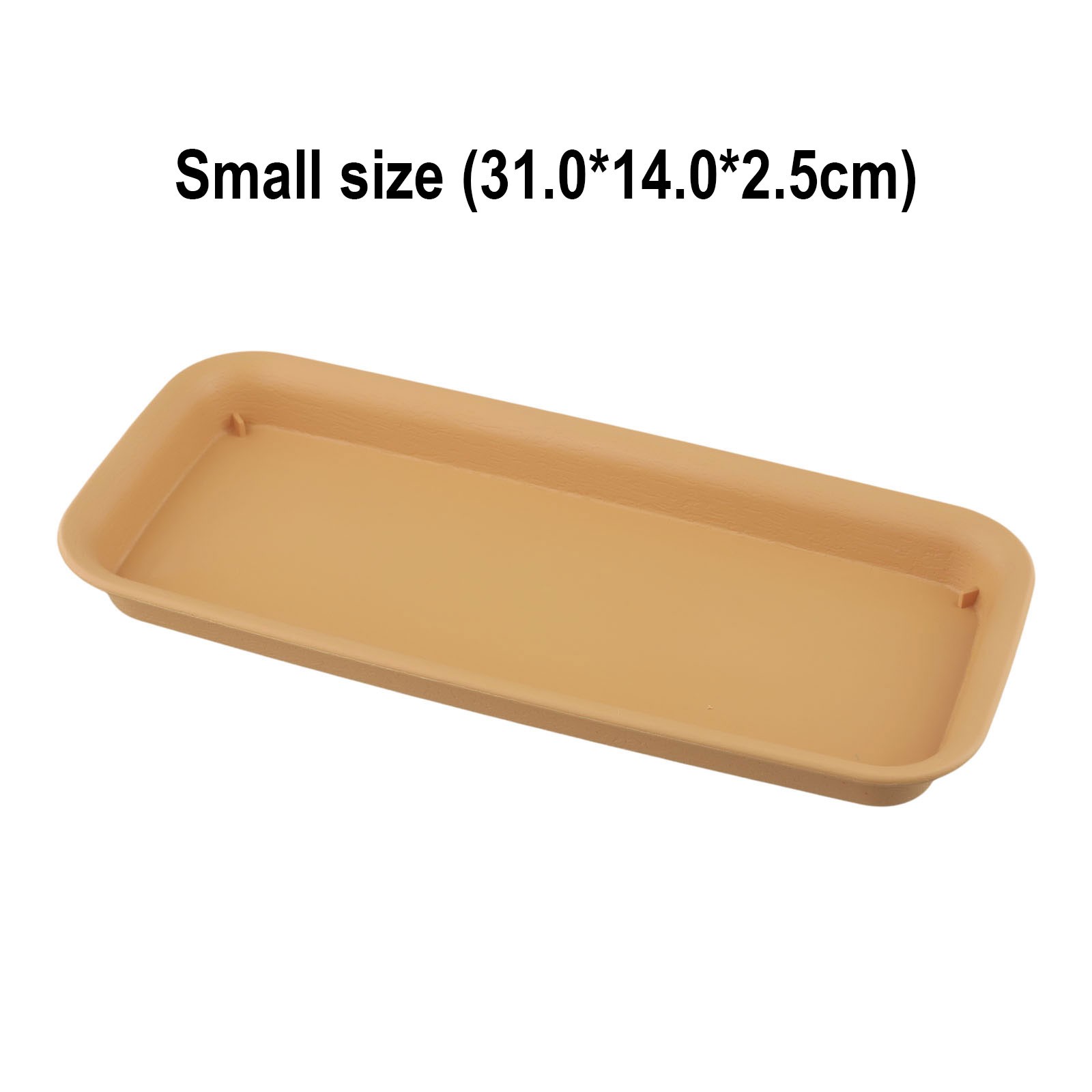 Indoor Outdoor Flower Pot Plant Saucer Drip Trays Resin Rectangle Plate - Imagen 40 de 60