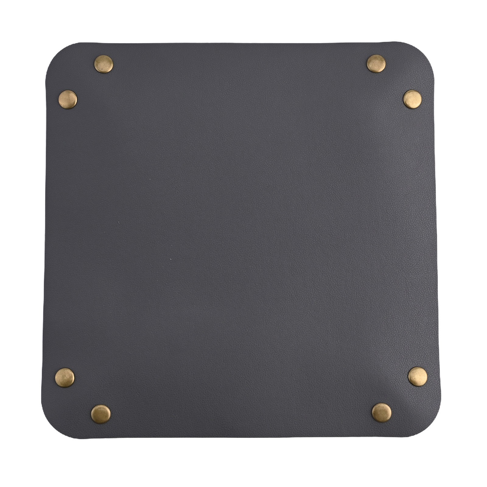 Elegant Foldable Leather Tray for Organizing Keys Jewelry and Earphones - Picture 35 of 40
