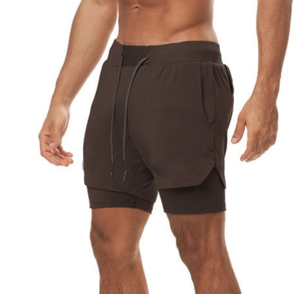 Get the Best of Both Worlds with our Double Layer Sports Shorts for Men