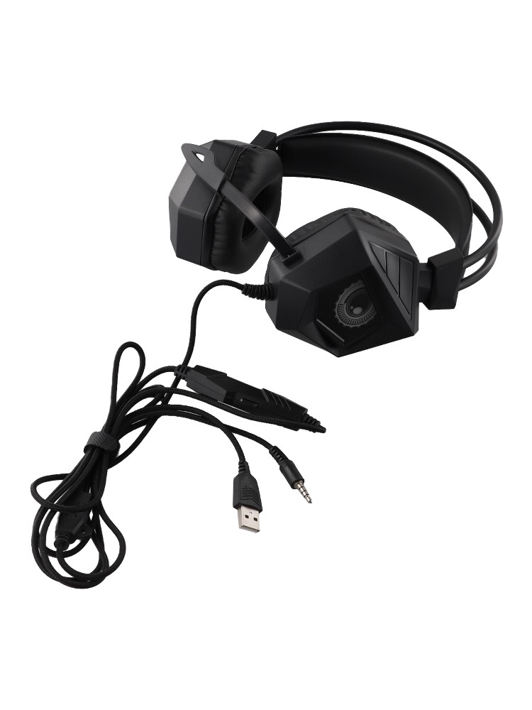 Gaming -Headset Audio Ger?uschunterbrechung Hochwertig Kristall Mit LED -Licht - Bild 23 von 24