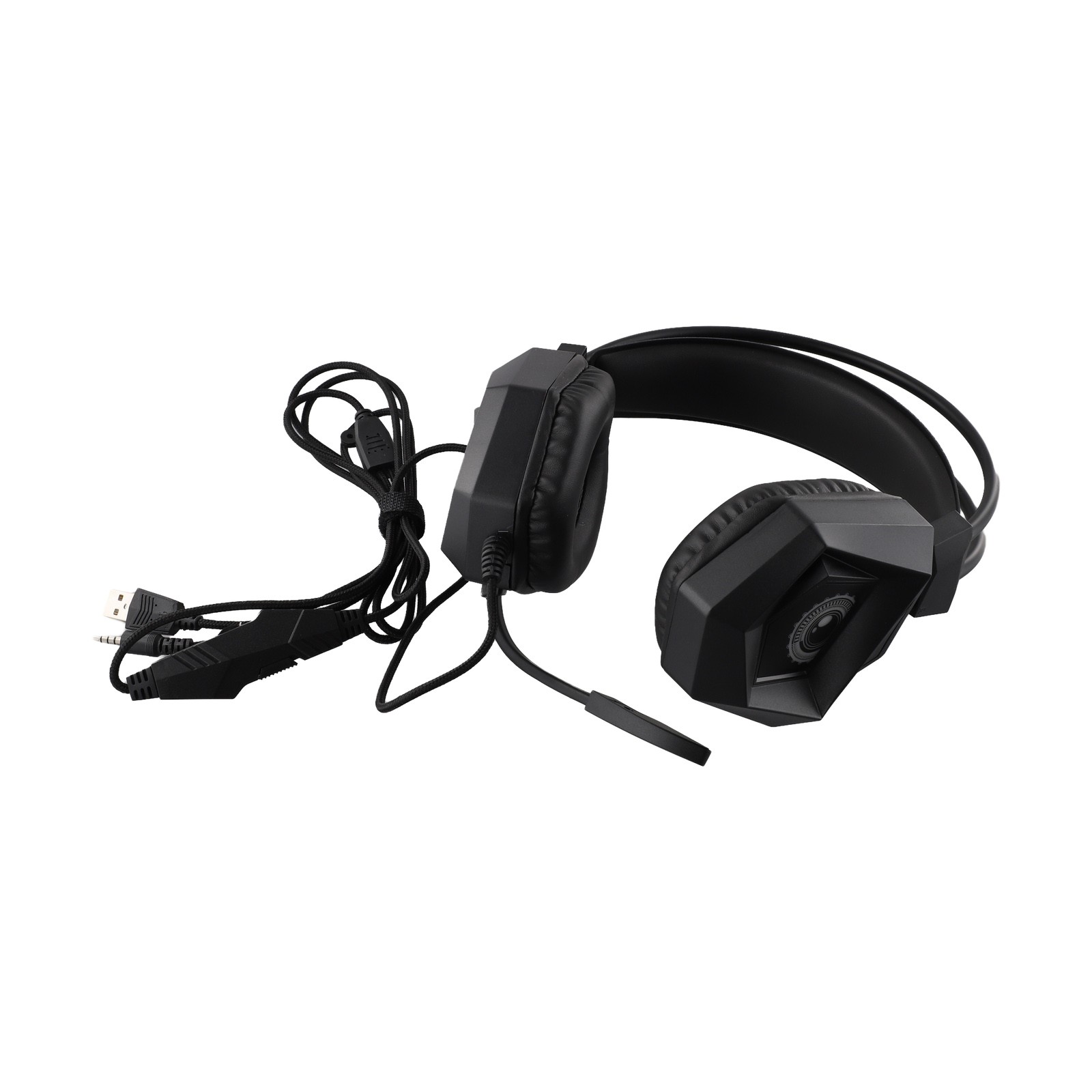 Gaming -Headset Audio Ger?uschunterbrechung Hochwertig Kristall Mit LED -Licht - Bild 21 von 24