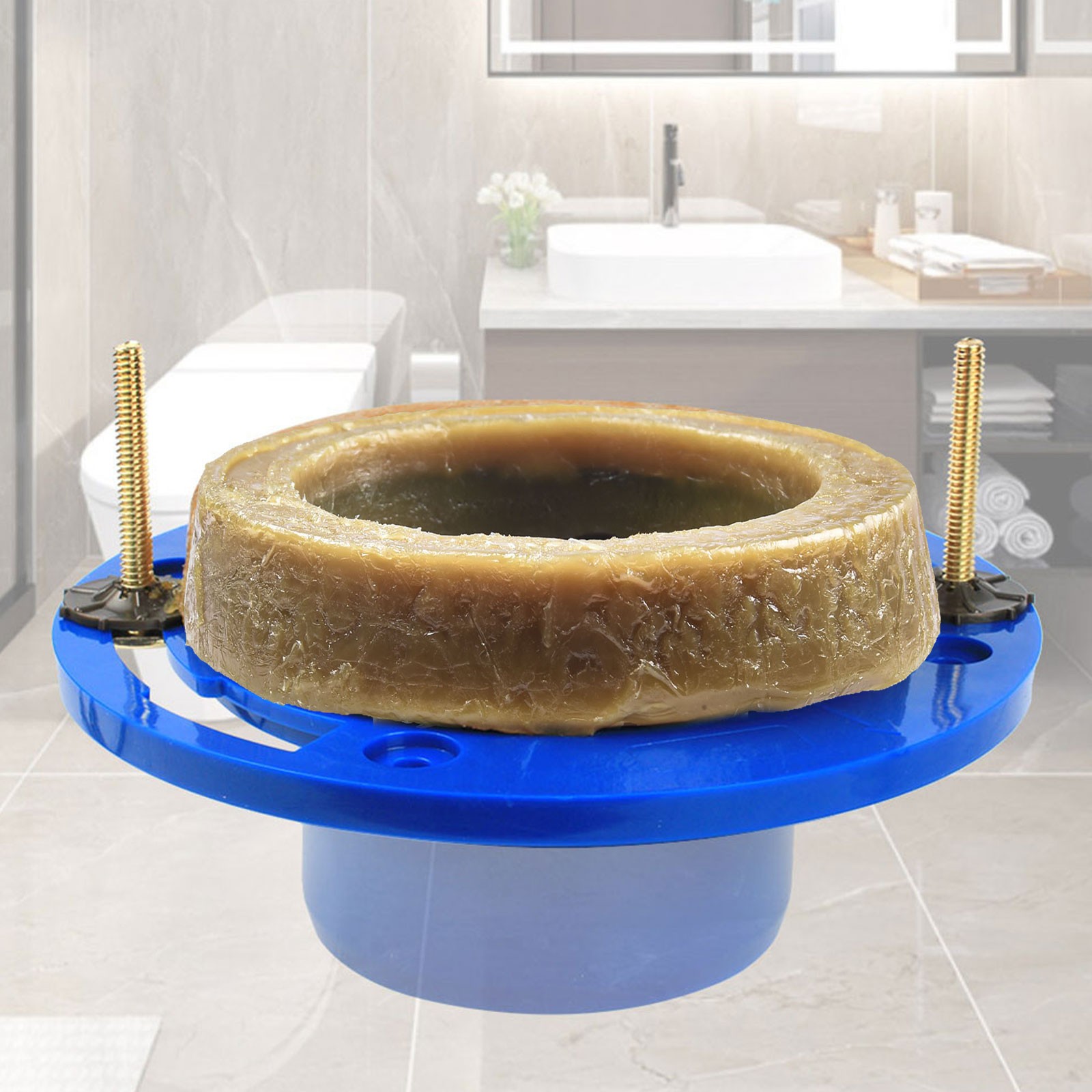 Convenient and Compact Rubber Wax Ring for Easy Toilet Flange Installation - Picture 43 of 51