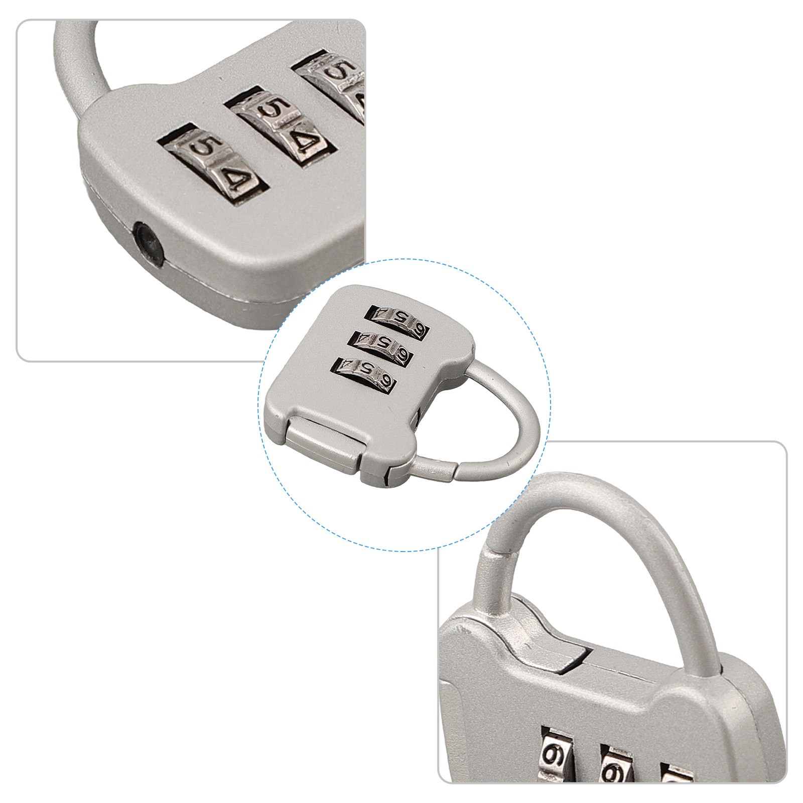 Compact Password Lock Protect Your Belongings with this Zinc Alloy Padlock - Picture 53 of 63