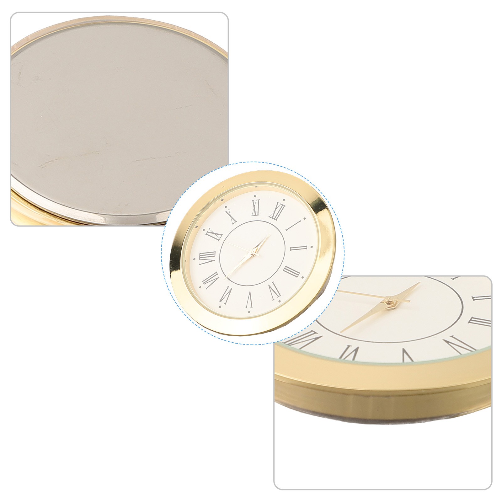 Clock Insert Quartz Movement Round Glass Quartz Movement Perfect For S