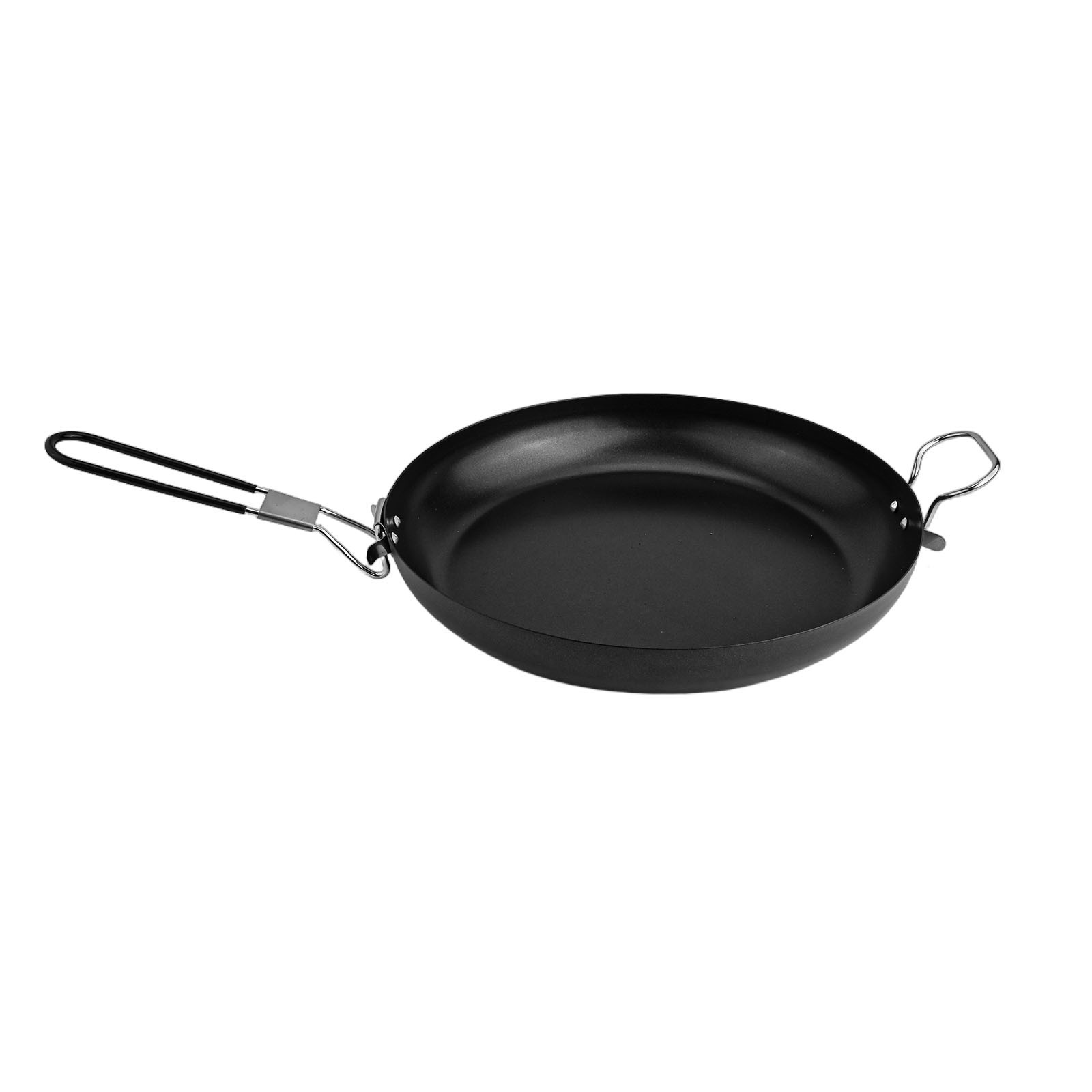 Antihaft Bratpfanne mit klappbarem Griff perfekt für Outdoor Camping Kochgeschi - Bild 27 von 36