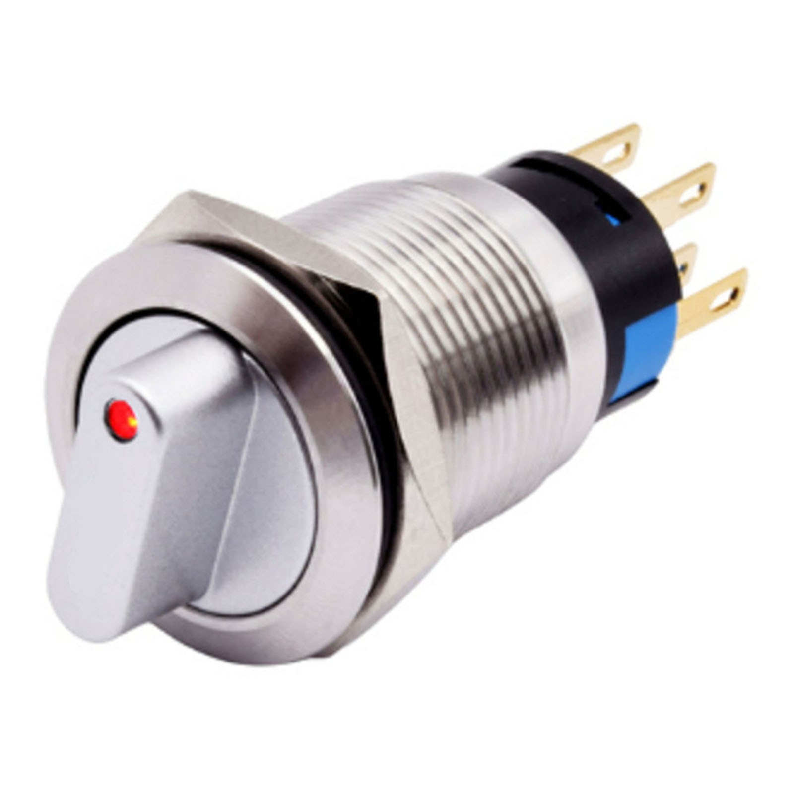 Reliable 3 Position Selector Switch with LED Indicator and IP66 Protection