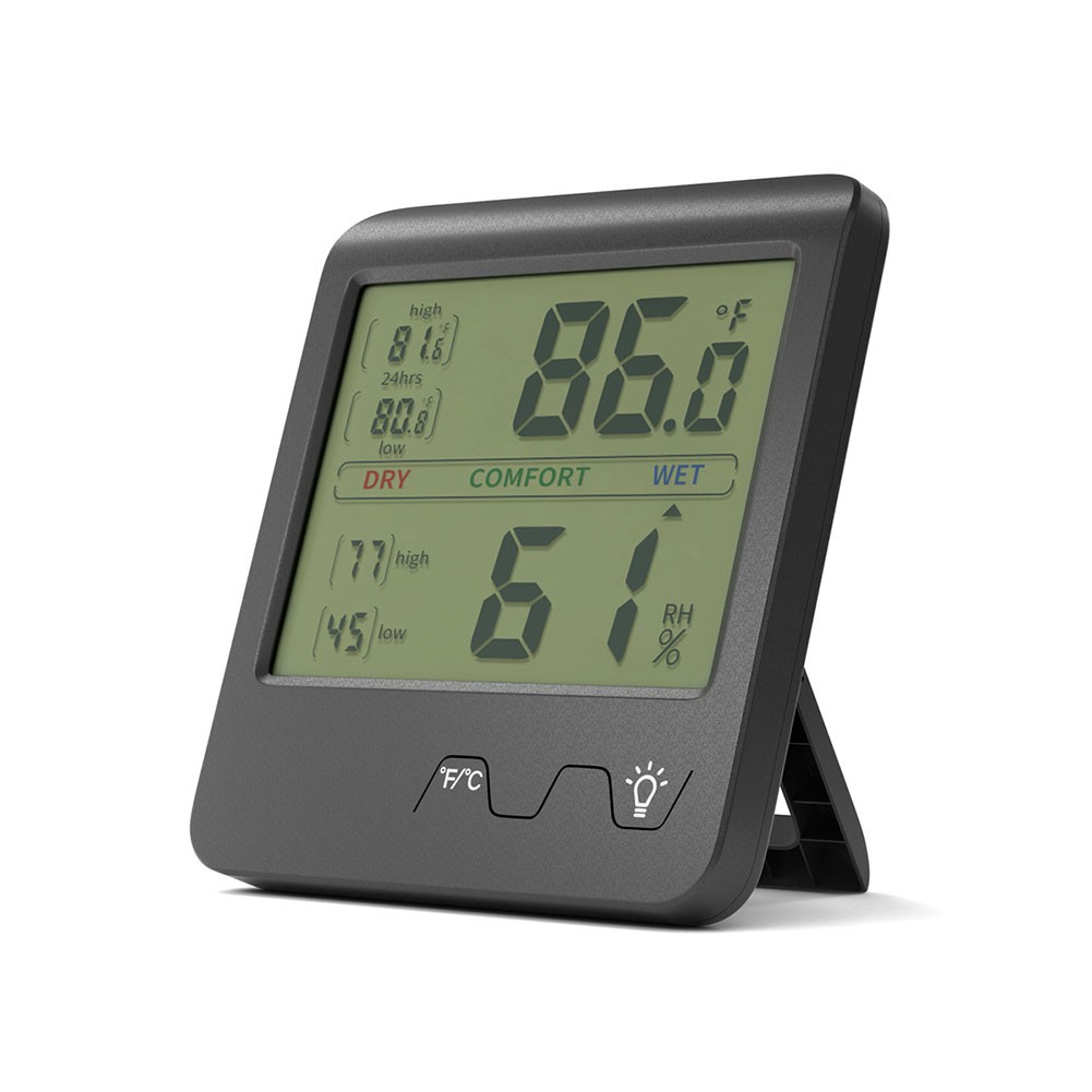 High Accuracy Indoor Thermometer 24 hour Records and Fast Responsive Readings