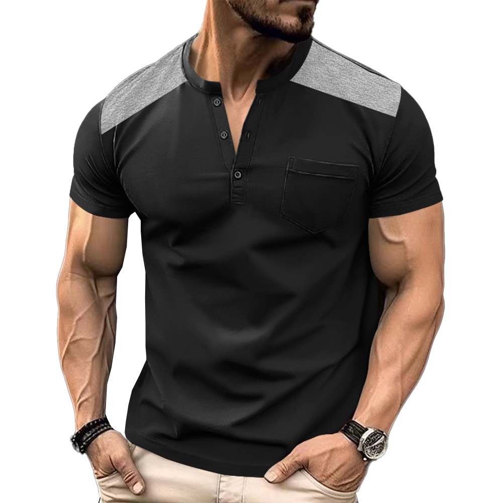 Fitness Short Sleeve Tops For Sports Brand New Color Matching Regular Length - Picture 13 of 30