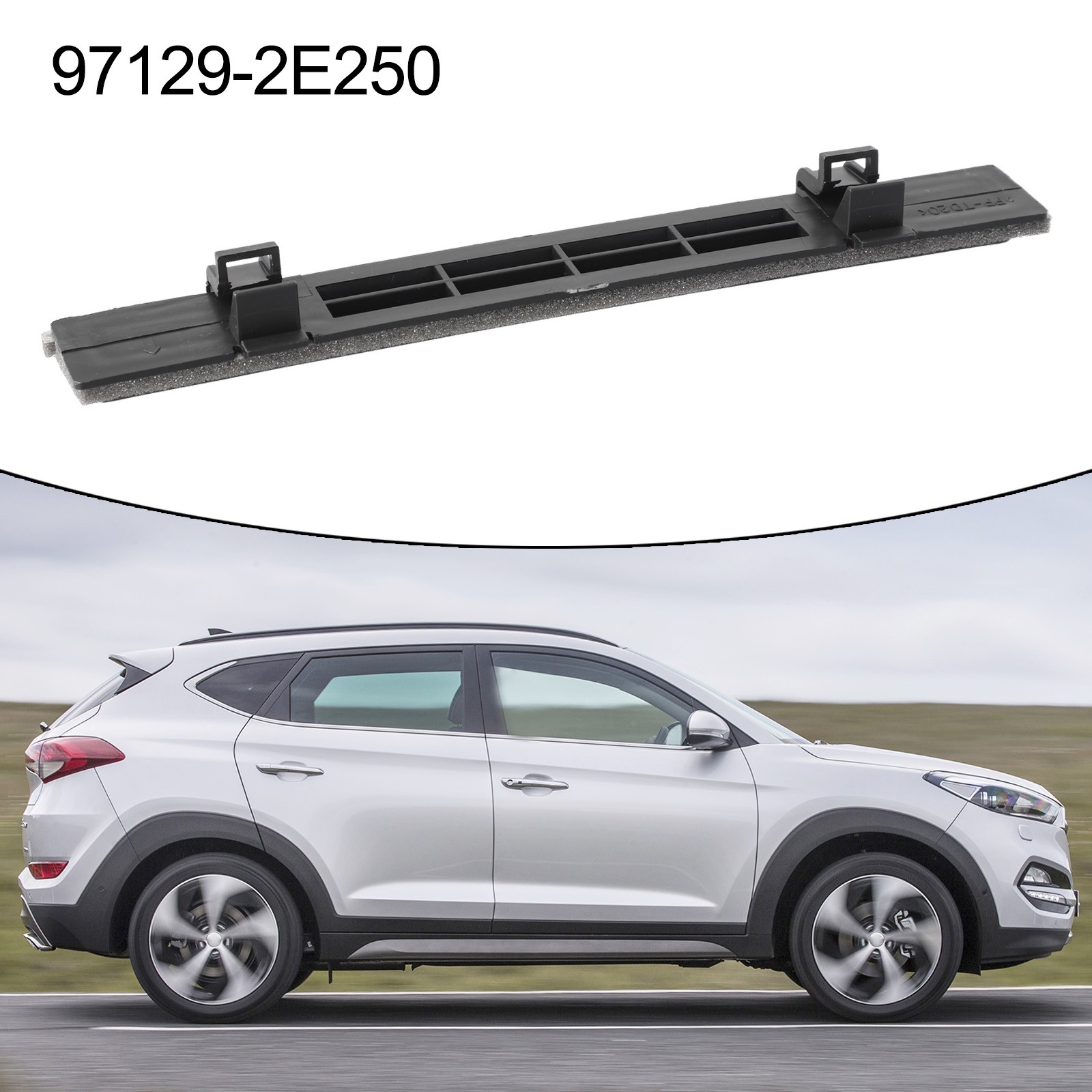 Black Plastic Air Filter Cover for Hyundai Tucson 04 09 Easy to Fit Design - Picture 8 of 12