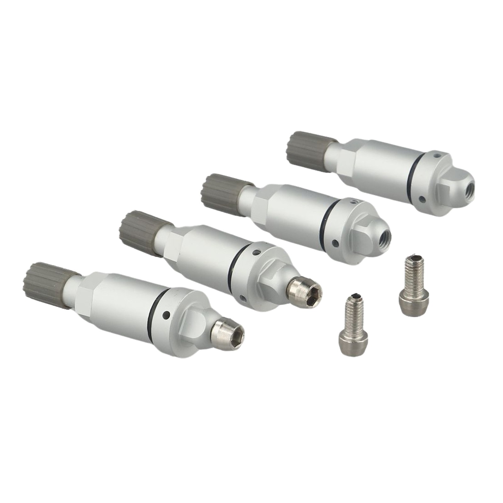 For Tesla Aluminum Alloy Valve Stem Service Kit Pack of 4 Replacements - Picture 8 of 17
