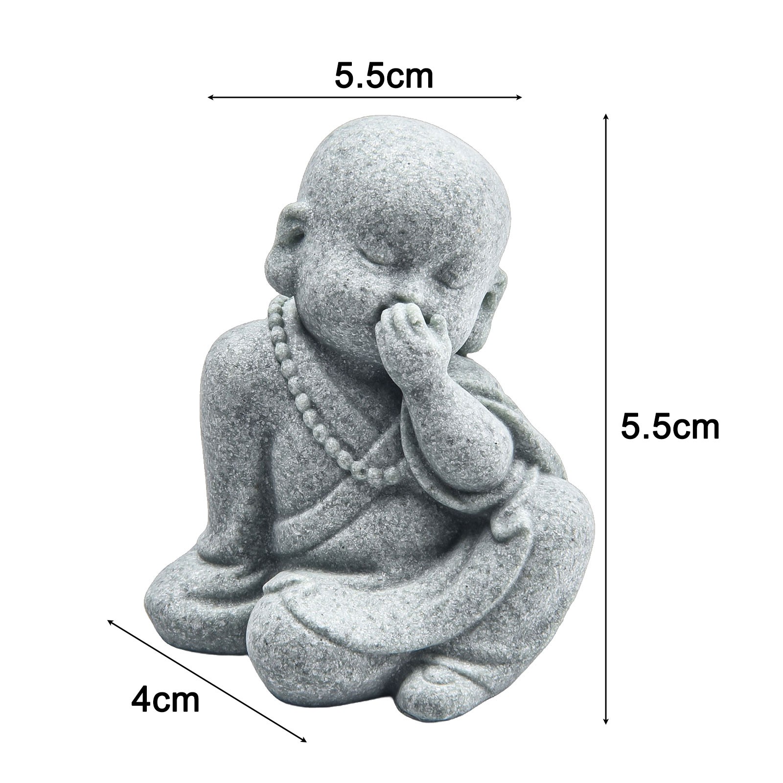 Small Wise Buddha Monk Figurines Ornaments Statues See Speak Hear No Evil - Picture 70 of 76