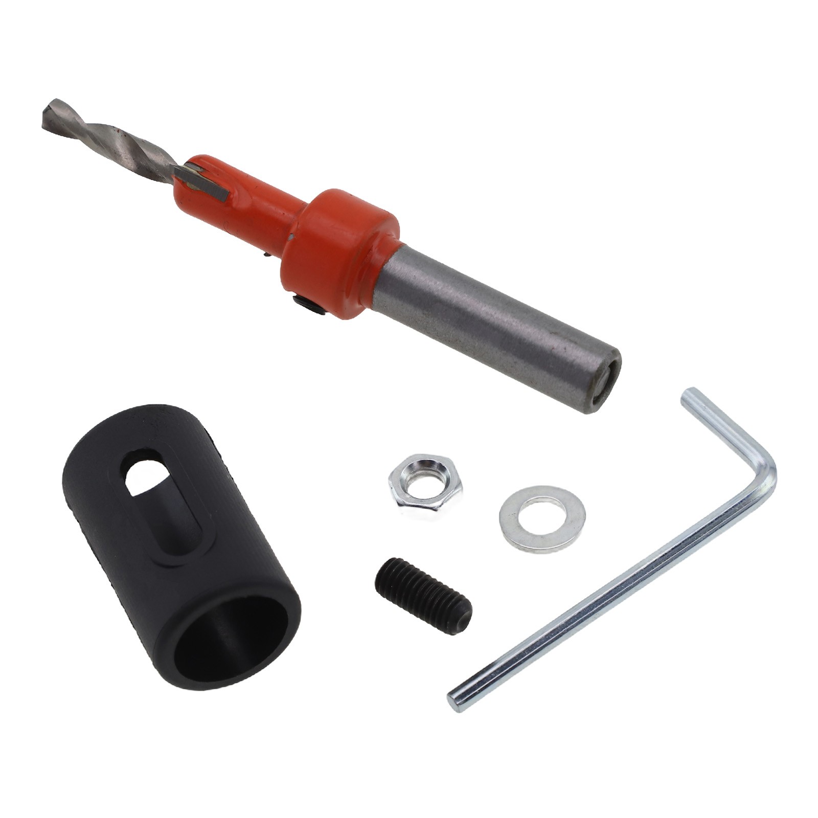 Versatile Woodworking Countersink Drill Bit Set with Adjustable Depth Stopper - Picture 63 of 70