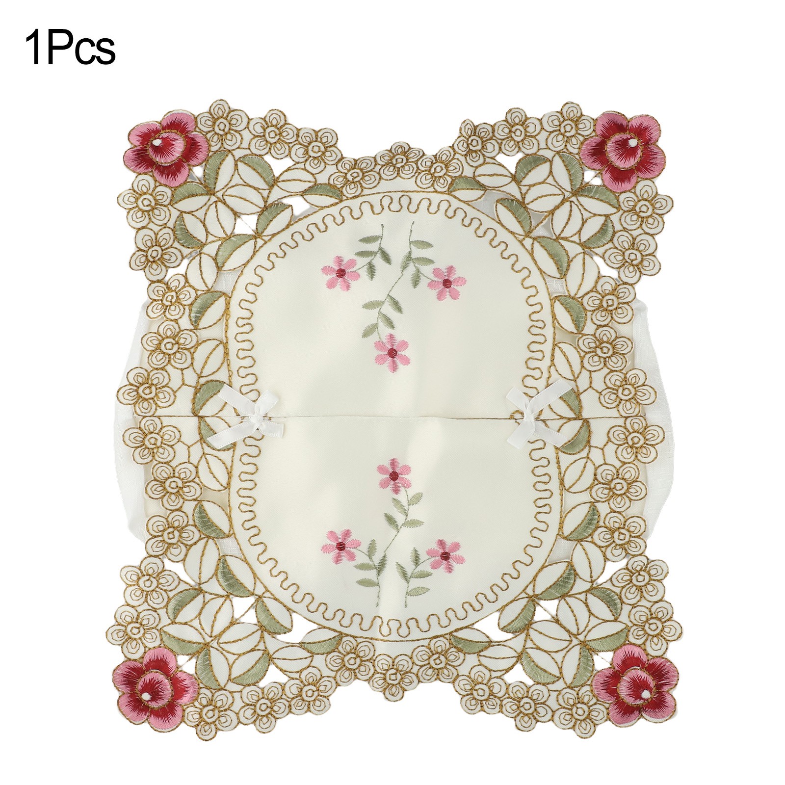 Tissue Box Cover Papers Dispenser Standard Tissue Boxes Vintage Lace Fabric - Picture 16 of 33