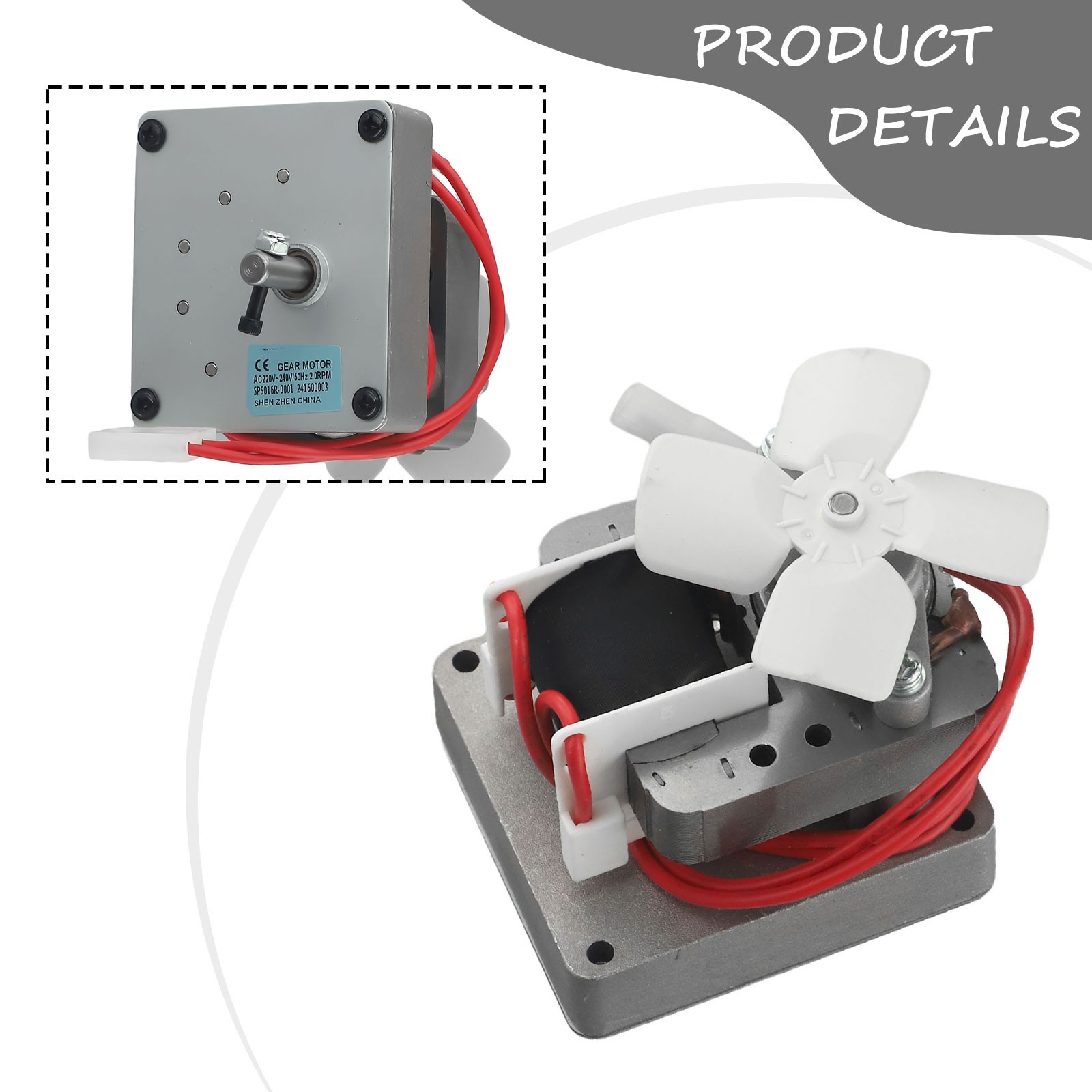 Premium Steel Auger Motor Kit for Barbecue Machines 1 5 1 8 2 0 Rpm Selection - Picture 43 of 51