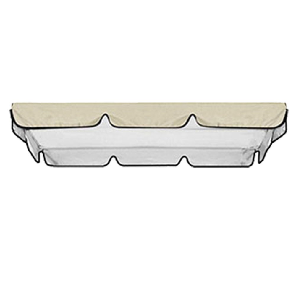 Outdoor Waterproof Swing Cushion-Canopy Cover Set Replacement For Garden Yard - Picture 45 of 69