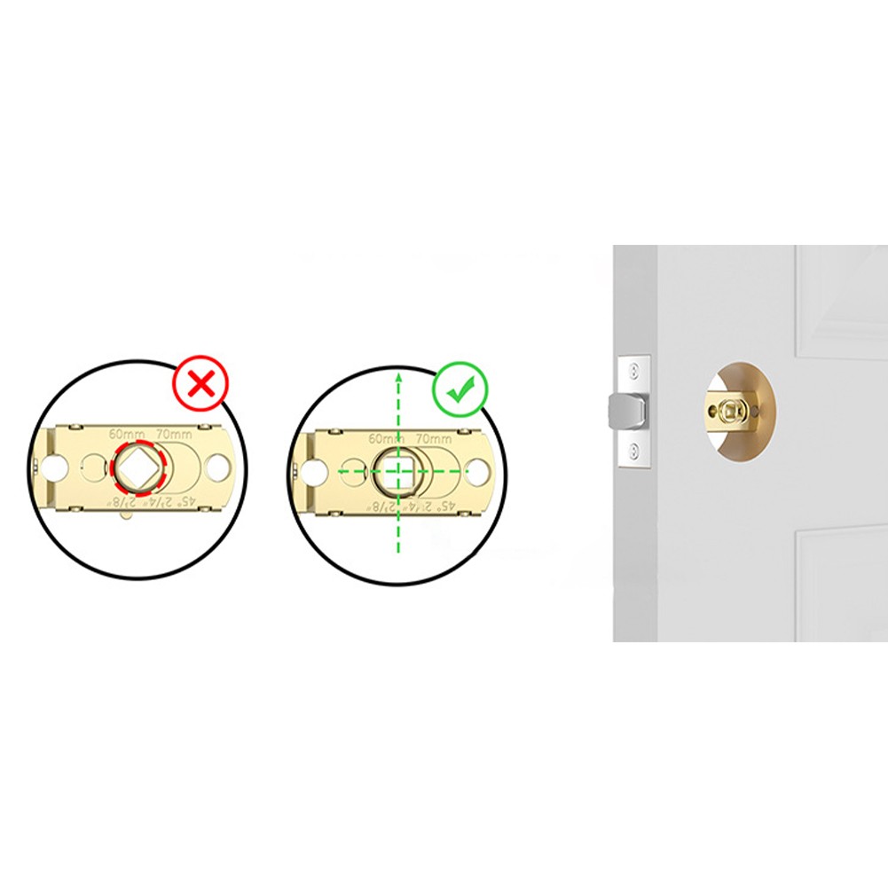 For Internal Doors Door Latch For Room Doors Smooth Mechanism Stainless Steel - Picture 24 of 47
