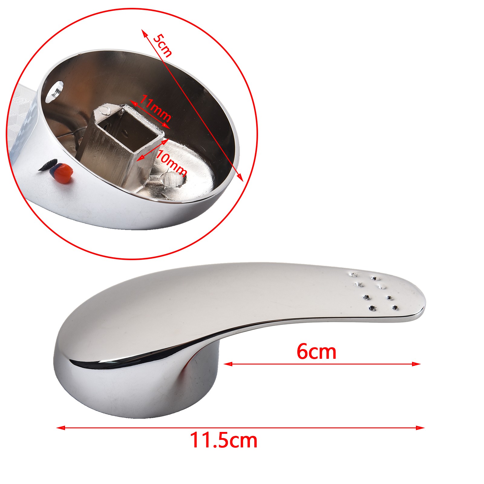 Cómoda manija de grifo de agua de aleación de zinc para grifo de baño para cocina - Imagen 38 de 64