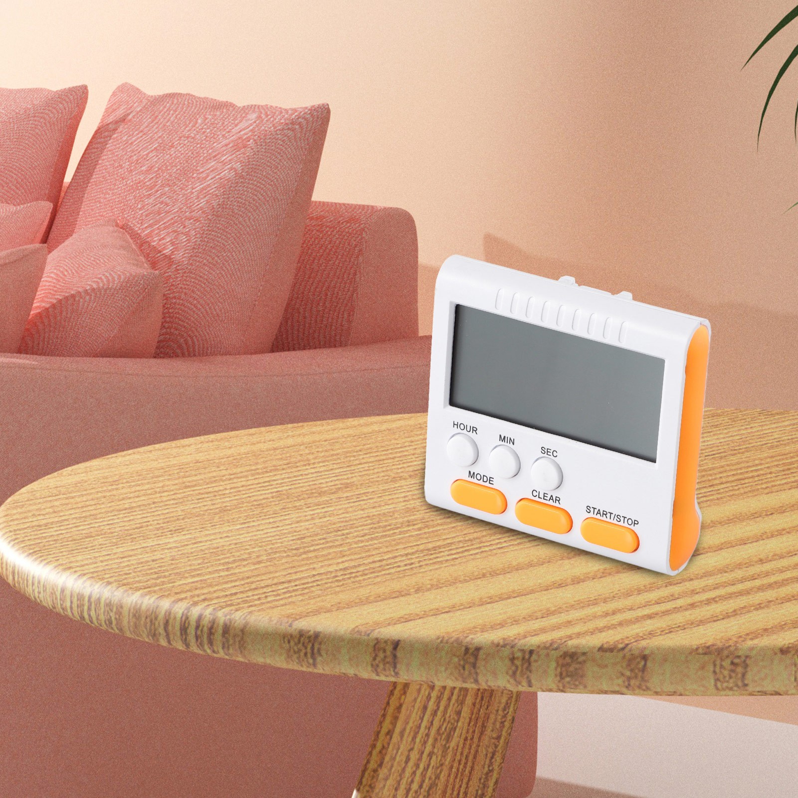 Minuterie numérique pratique neuve grande horloge LCD compte à vente en gros rebours support