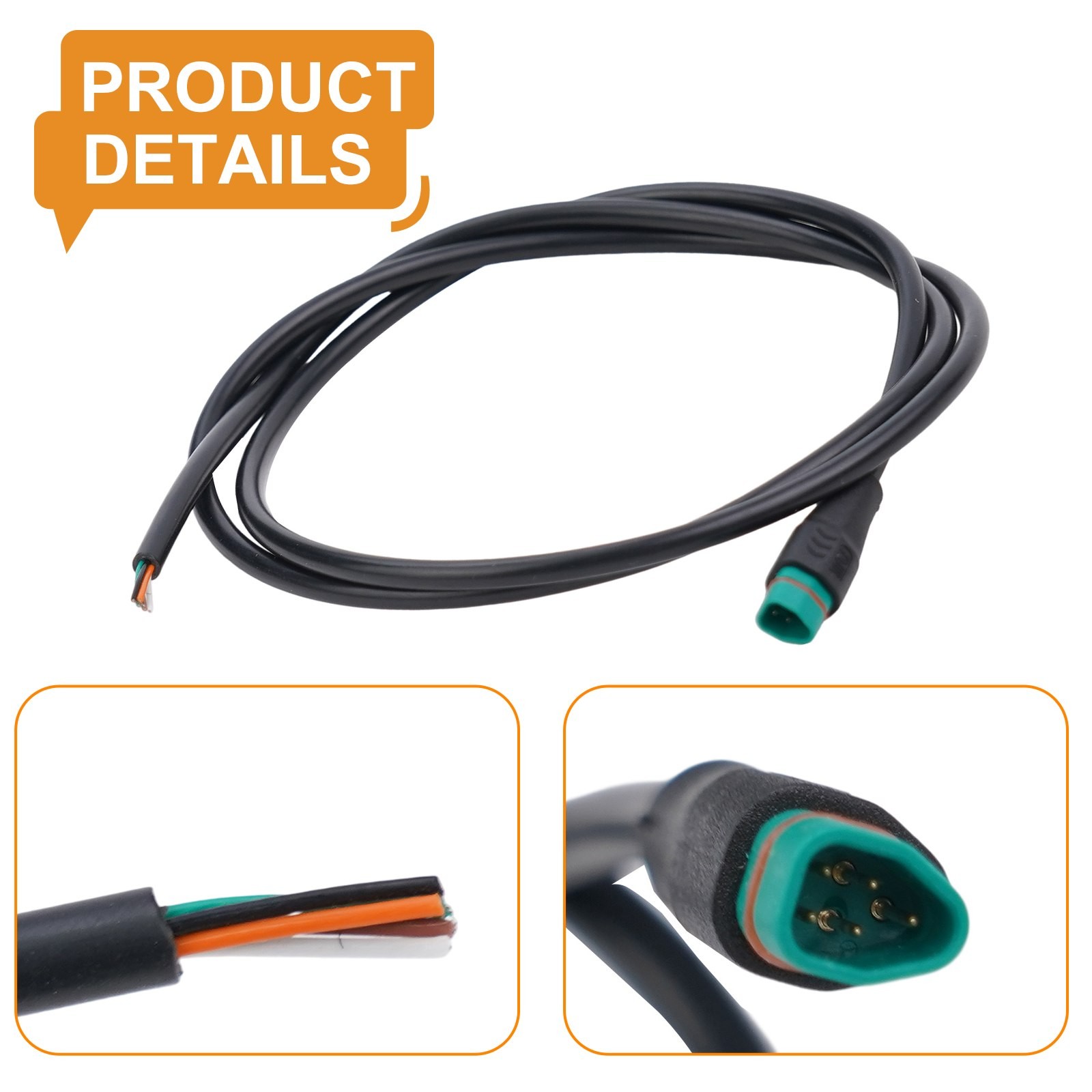 Extension Cord Shaped Accessories Cable DIY Ebike Electric Bike For Bafang Part - Picture 46 of 62