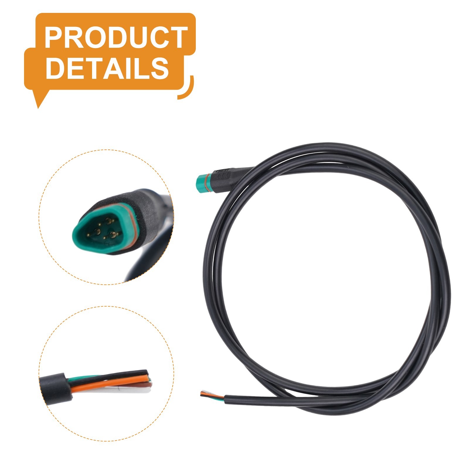 Extension Cord Shaped Accessories Cable DIY Ebike Electric Bike For Bafang Part - Picture 47 of 62