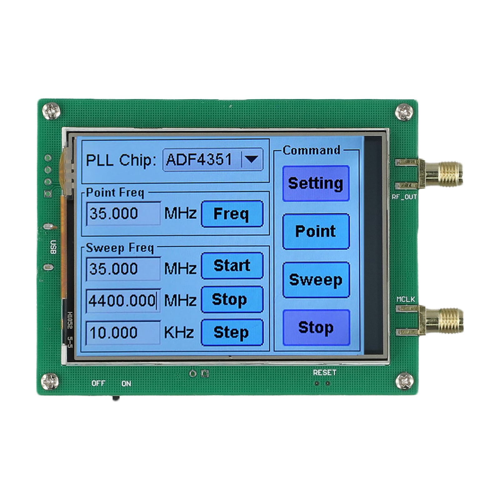 PC Steuerbarer HF-Generator ADF4350ADF4351 Touchscreen HF-Signalgenerator - Bild 25 von 36