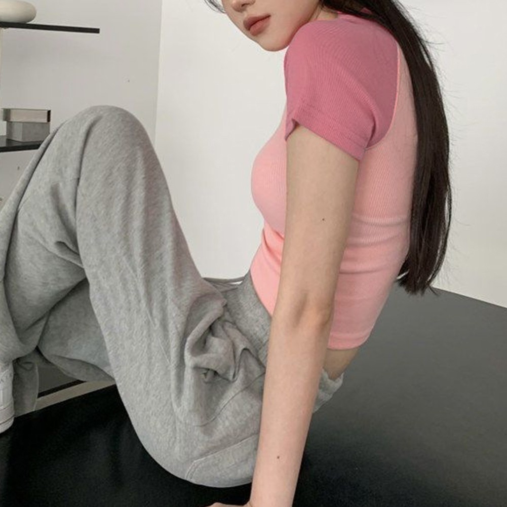 Unique Charm Y2K Short Slim Tops for Women Comfortable and Fashionable - Picture 22 of 47