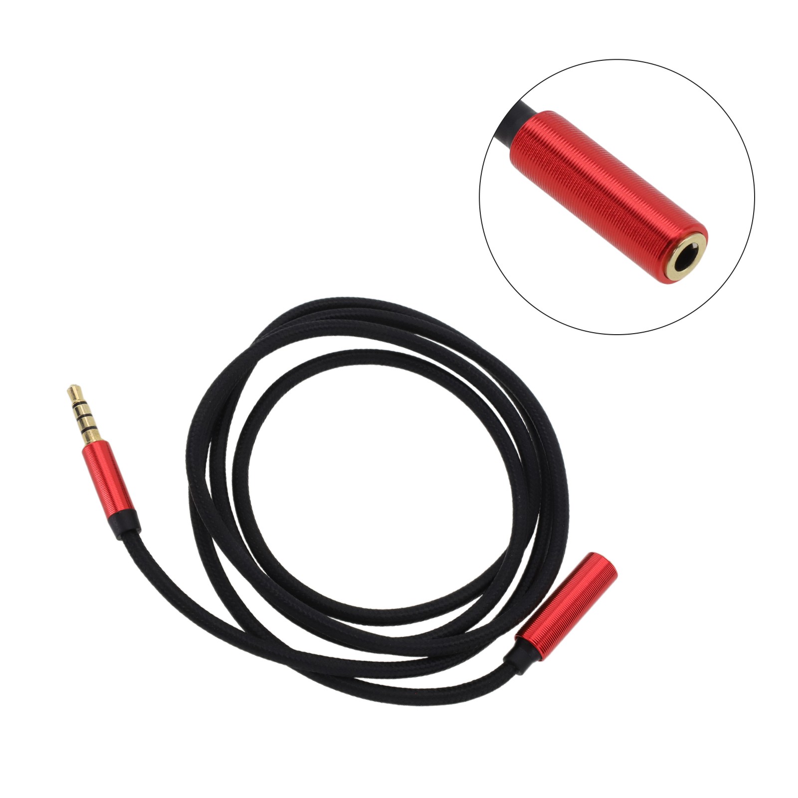 Reliable Signal Transmission 3 5mm Extension Cable with Microphone Support - Photo 28/36