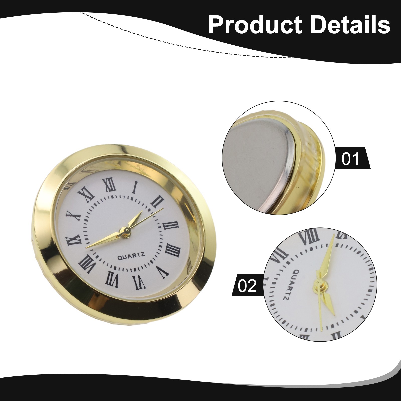 Unique Clock Crafts Made Easy with Small Round Clock Quartz Movement Insert - Picture 30 of 57
