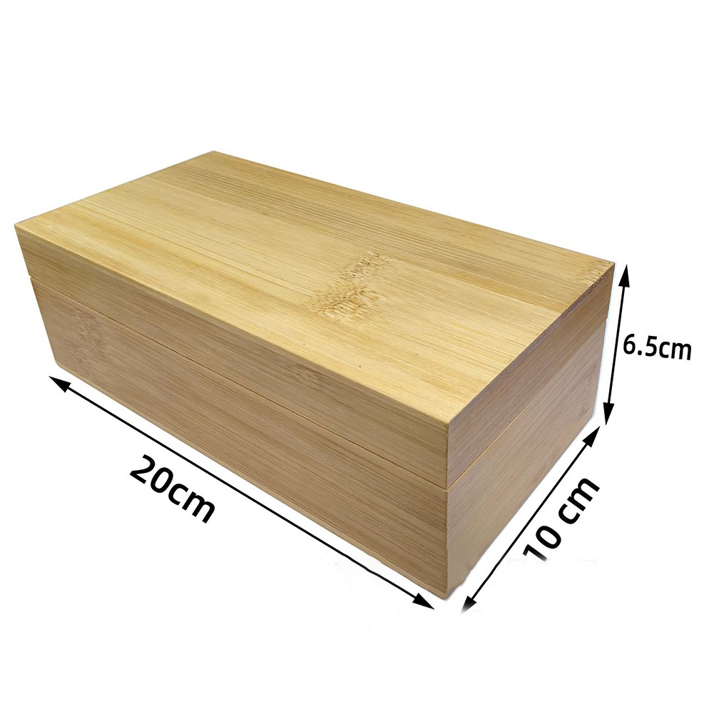 Personalisierbare Kiefernholzschatulle für wertvollen Schmuck 20 cm x 10 cm x 6 5 cm - Bild 25 von 36