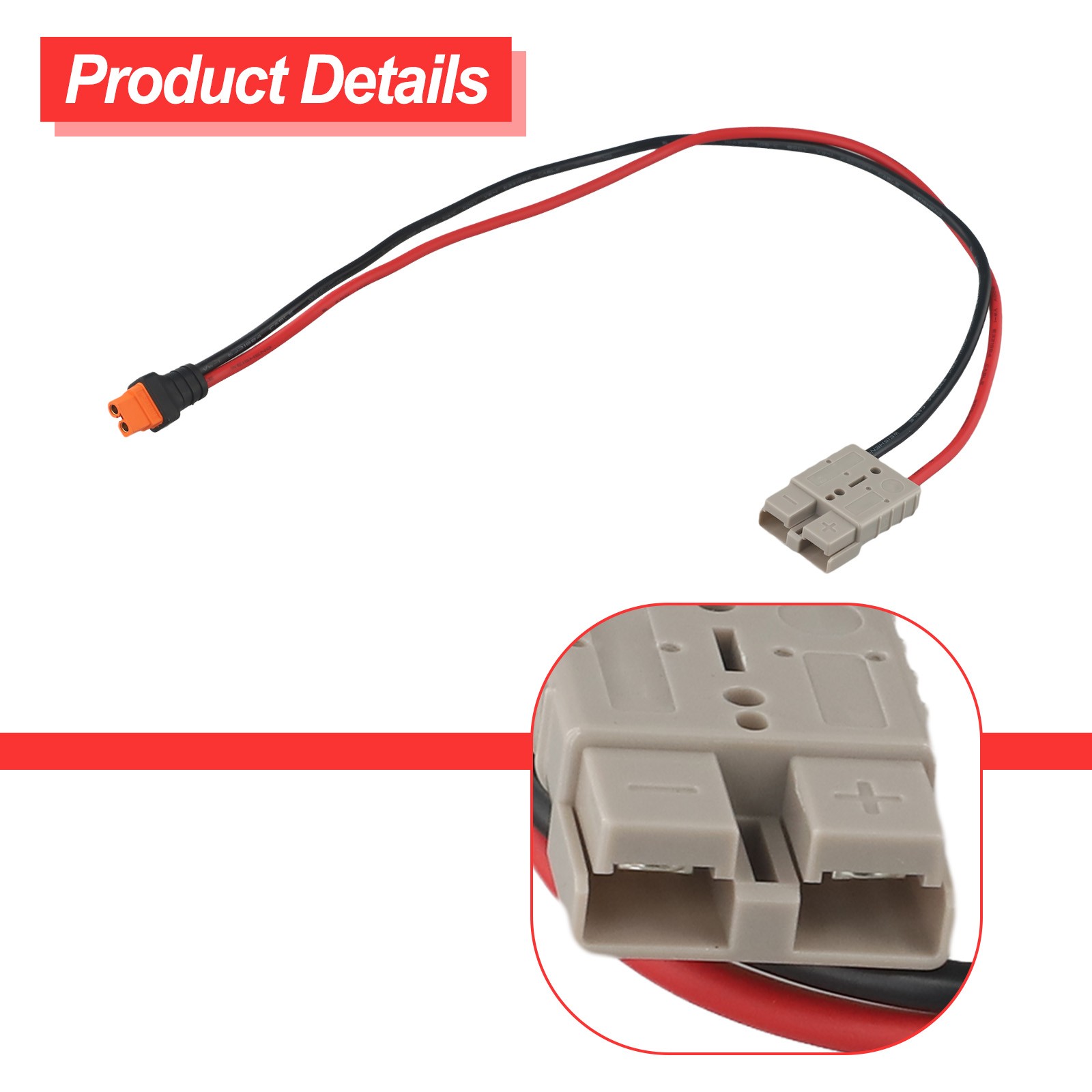 Cable adaptador de central eléctrica portátil con cable de 10 AWG y conector - Imagen 37 de 47