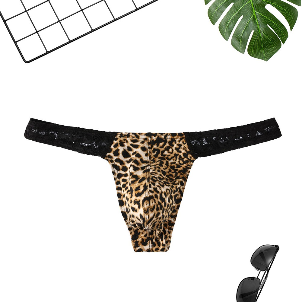 Atmungsaktives Spitzenhöschen für Männer Sexy Gstring Unterwäsche mit niedriger Taille Stil - Bild 14 von 21