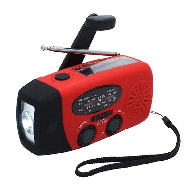 Notfunk Wetterradio Hochwertiger Kunststoff WB Radio Eingebaute Taschenlampe - Photo 25/25