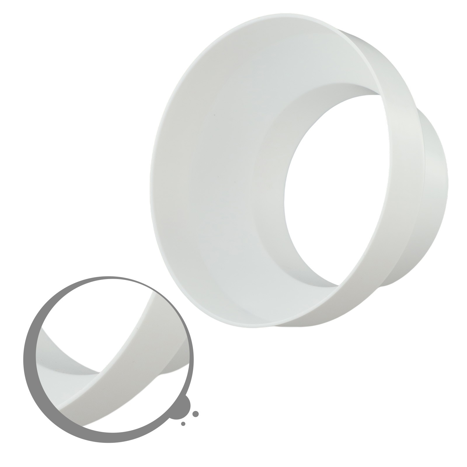 Luftkanal Reduzierstück Rohr Lüfter Adapter Rohr Reduzierrohr Reduzierung für - Bild 44 von 66