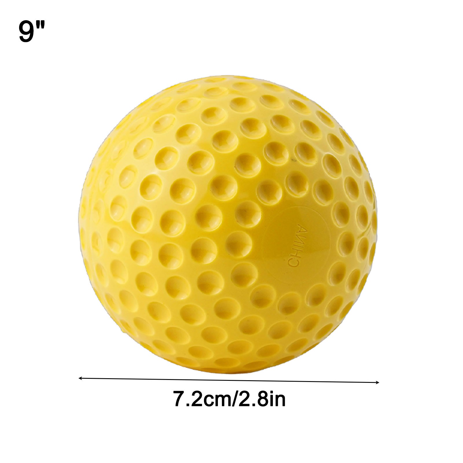 Ball Baseball Bright Green PU 7.2cm/2.8in 9.7cm/3.8in 9??12?? High Quality - Picture 27 of 33